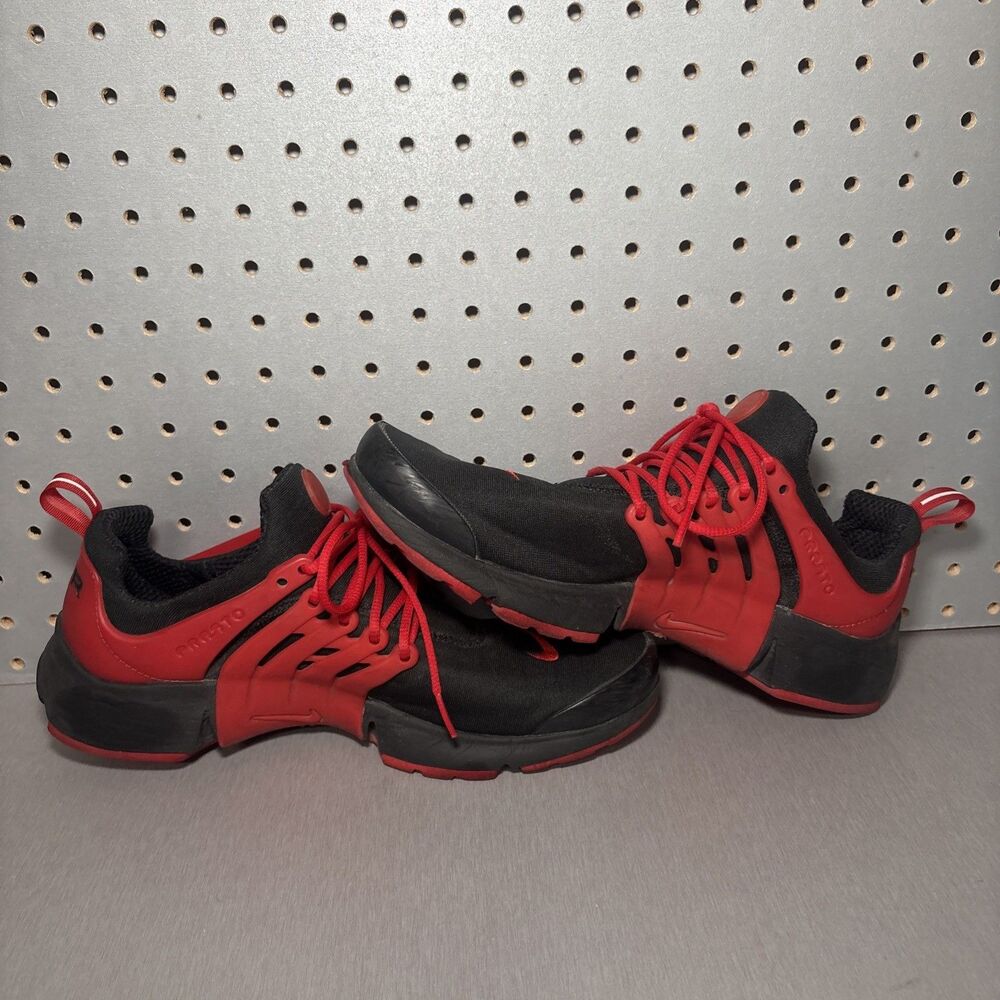Nike Air Presto By You Mens Sz 9 Black Red Sneakers Running Shoes 846438-997 - Picture 14 of 15